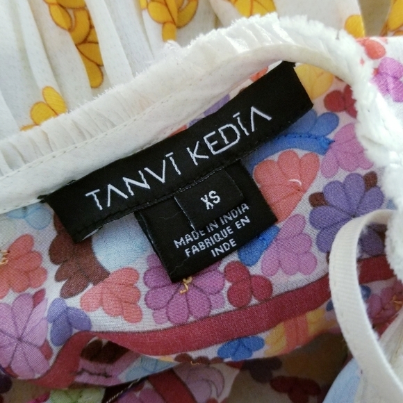 Anthropologie by Tanvi Kedia Narcisa Caltha Swing Dress XS - Picture 16 of 16